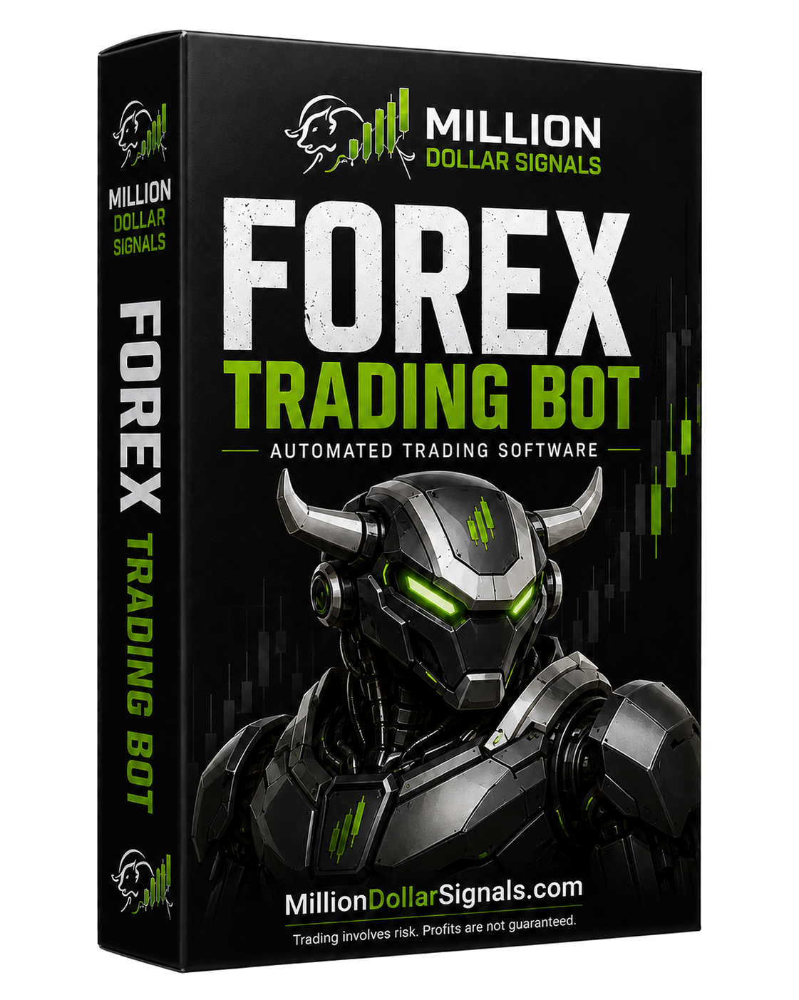 Million Dollar Signals Forex Trading Bot — automated trading software product box